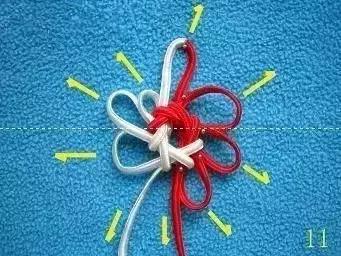 单绳隔珠打结视频教程,手串伸缩加珠绳打结法