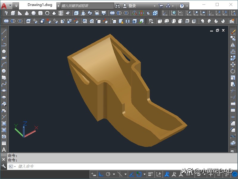 cad三维建模怎么把曲面变成实体,07cad三维建模怎么切换为经典模式