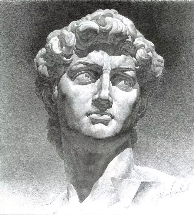 画素描不画脸,画素描总是画不深入