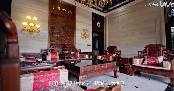 杭州中式豪宅红木,杭州红木家具别墅