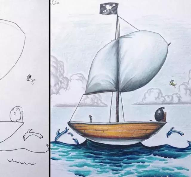 老爸爆改女儿的灵魂涂鸦，登上TED，创造出最有爱的艺术合作！