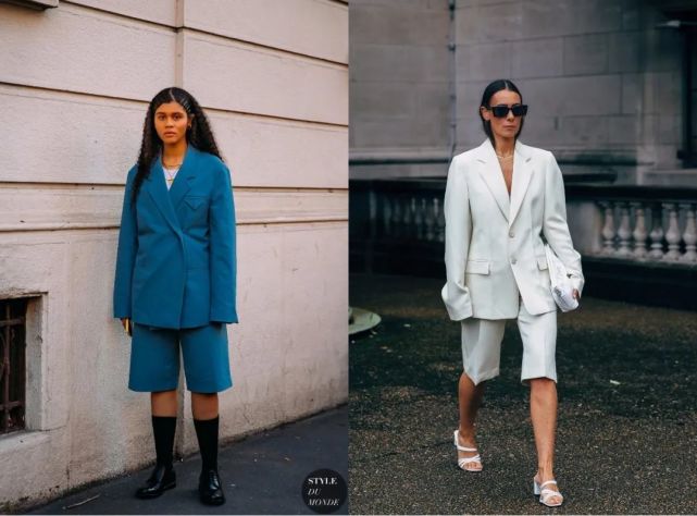 西装+短裤：爱上了这个春季的王牌组合