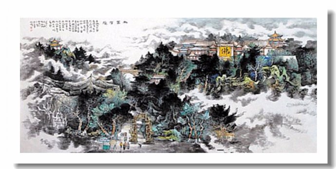 李向鸿山水画精品欣赏,李雁飞写意山水画