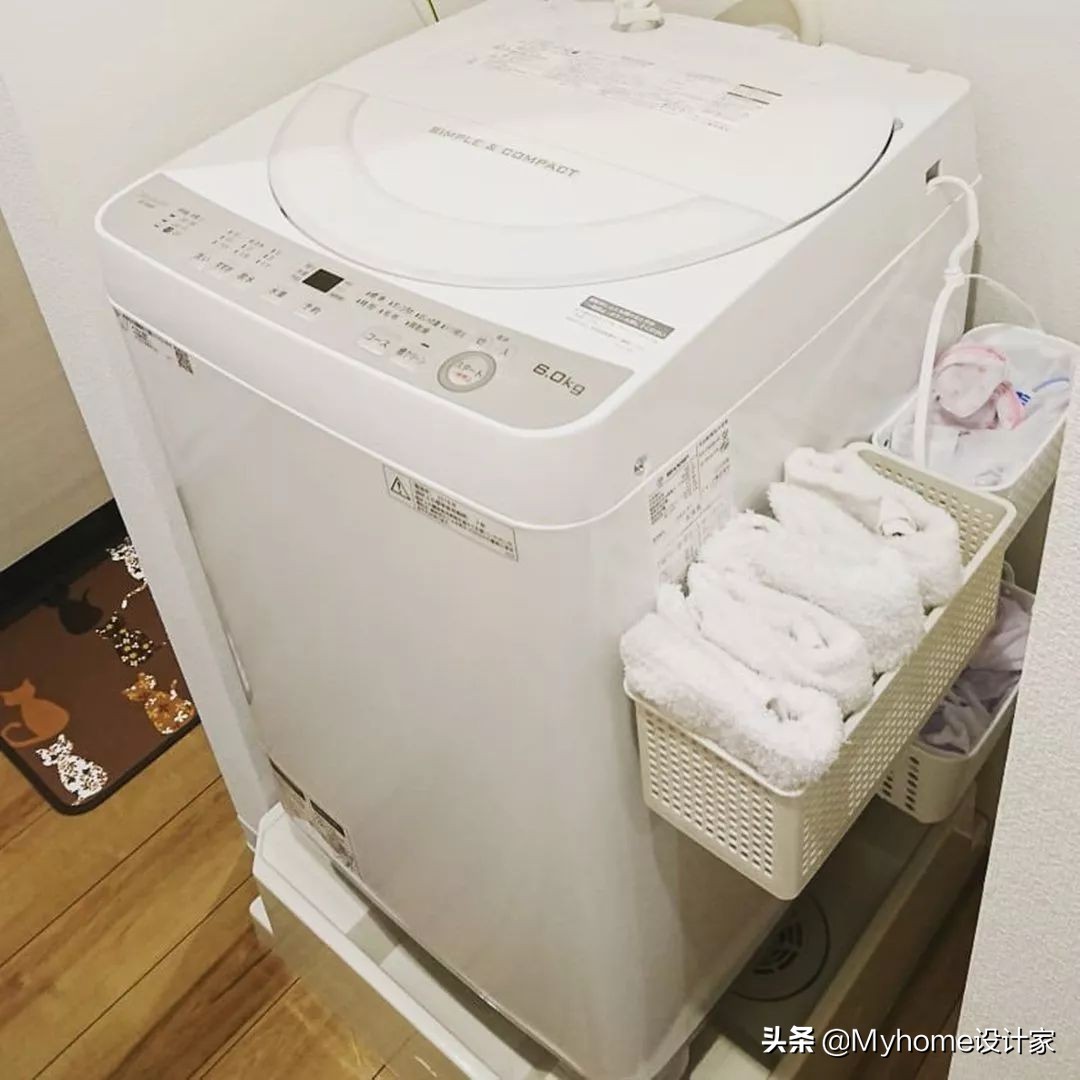 太变态了！1㎡洗衣房都能榨出5倍收纳，不愧是日本主妇