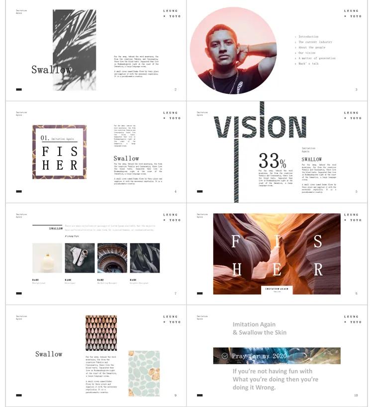 400套精简室内设计ppt,高大上的ppt设计图