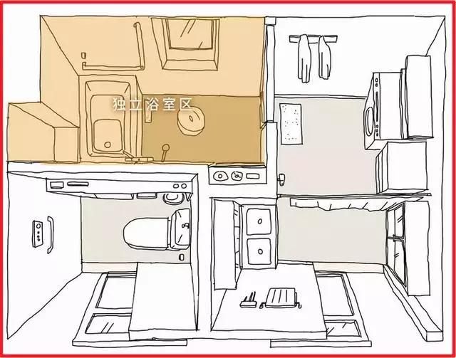 卫生间布局最佳尺寸效果图,1.5x1.6米卫生间尺寸设计图