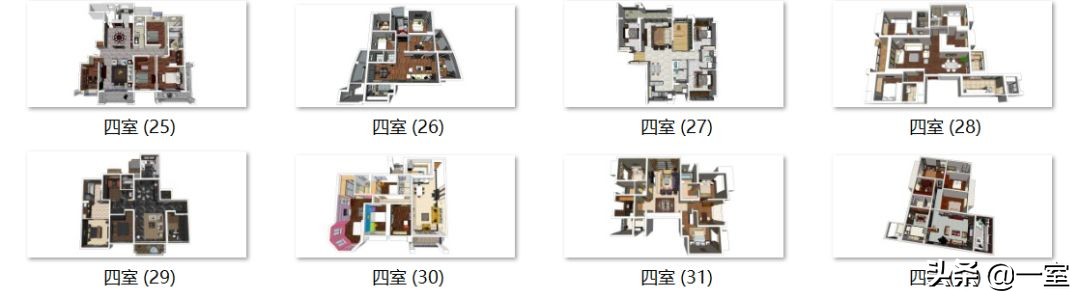 su别墅模型库合集,大师su模型