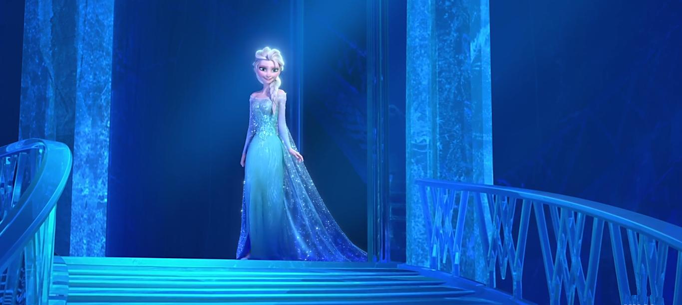 迪士尼艾莎公主4件套,迪士尼公主艾莎的几个造型