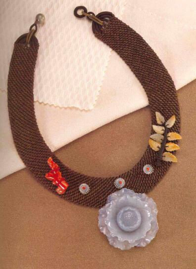 中国结珍珠项链,中国结玉佛项链