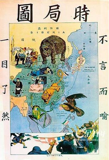 一副《时局图》，一部屈辱史，19世纪末列强瓜分中国的狂潮