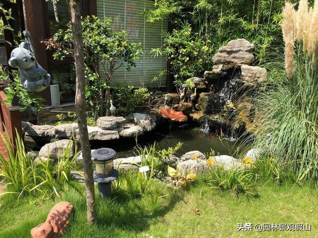 院里有假山好吗,家中院里做个竖着假山好吗