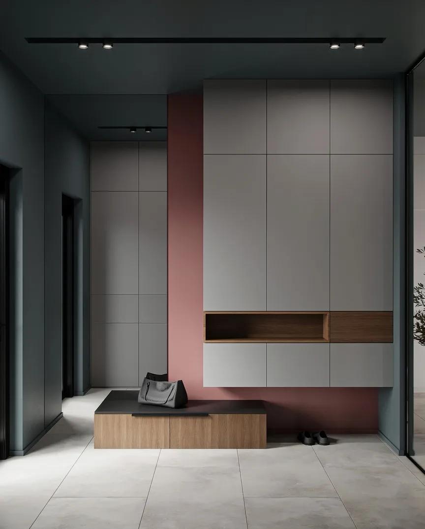 极简入户鞋柜，太喜欢这样的设计了