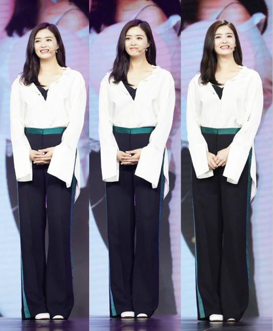 蒋欣真该减肥了，脸上肉感明显让人好想捏，但“八字沟”真显老