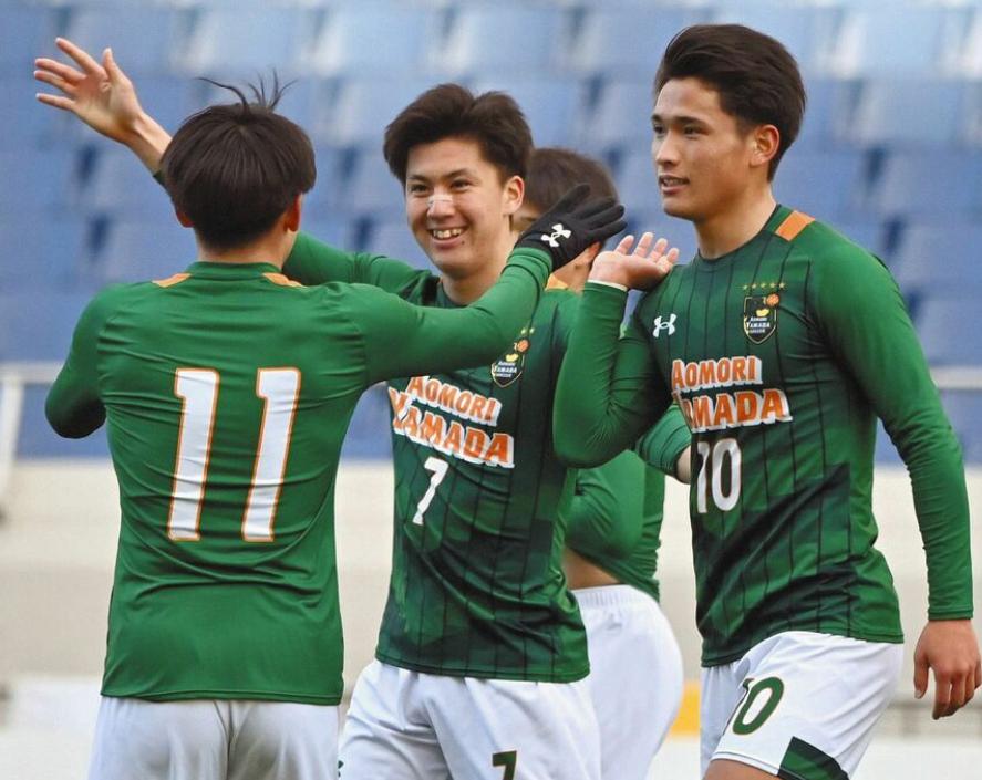 青森山田vs山梨学院,第99届日本高中全国大赛进球视频