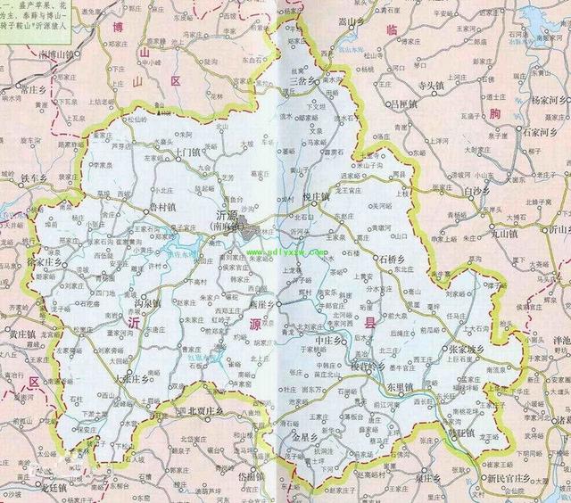 沂河起源于哪里,山东沂河发源地
