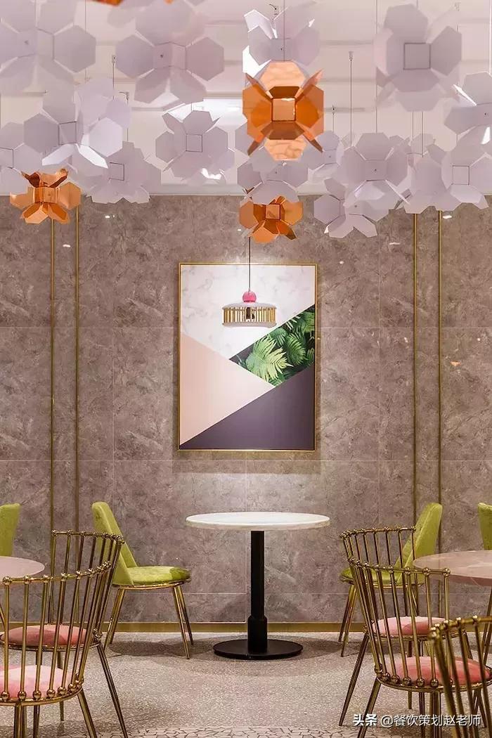 轻食甜品店设计效果图,大型烘焙甜品店设计效果