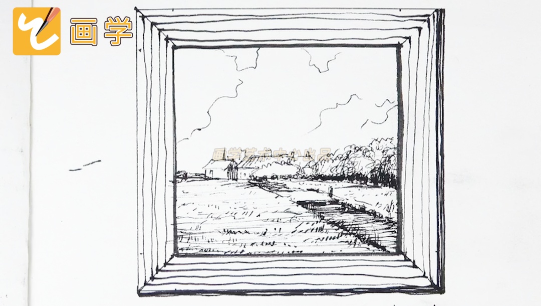 简单又好看的风景画教程,一学就会的风景画你学会了吗