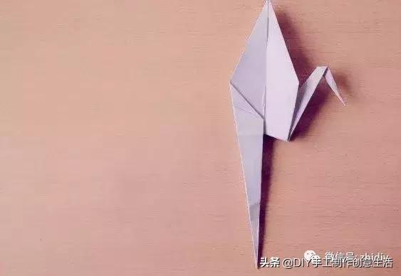 用千纸鹤糖纸做千纸鹤慢教程,不一样的纸鹤折纸