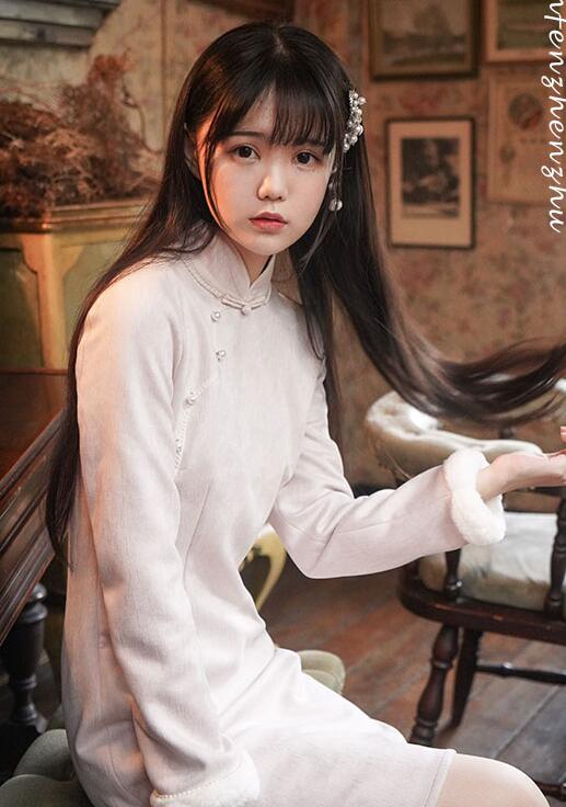 旗袍可以诠释各种美,风姿绰约温婉优雅的旗袍美女