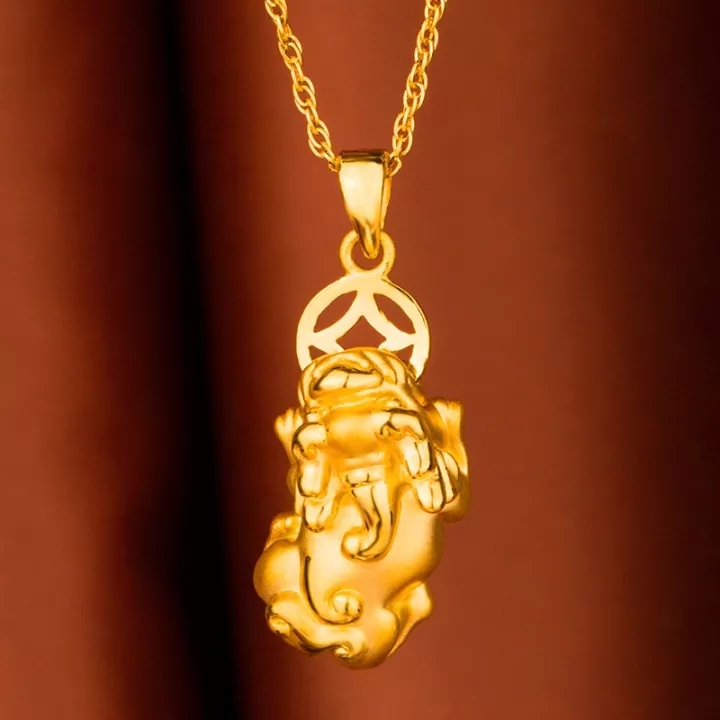 黄金十字架吊坠寓意是什么,一面福字一面是佛黄金吊坠寓意