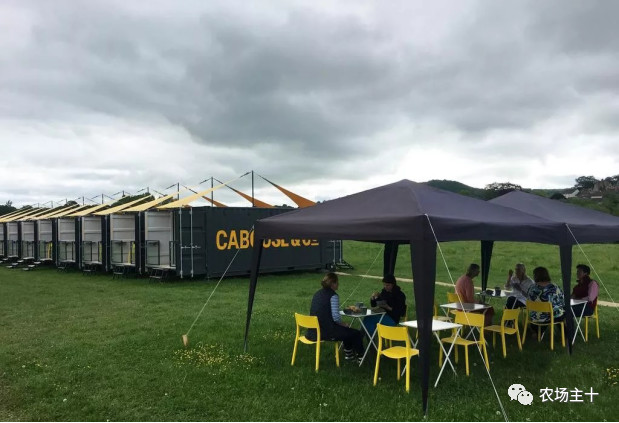 大型农场建造,家庭农场可以放置集装箱做民宿