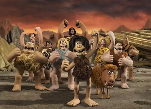 一群原始人踢足球,原始人一拳干爆陨石