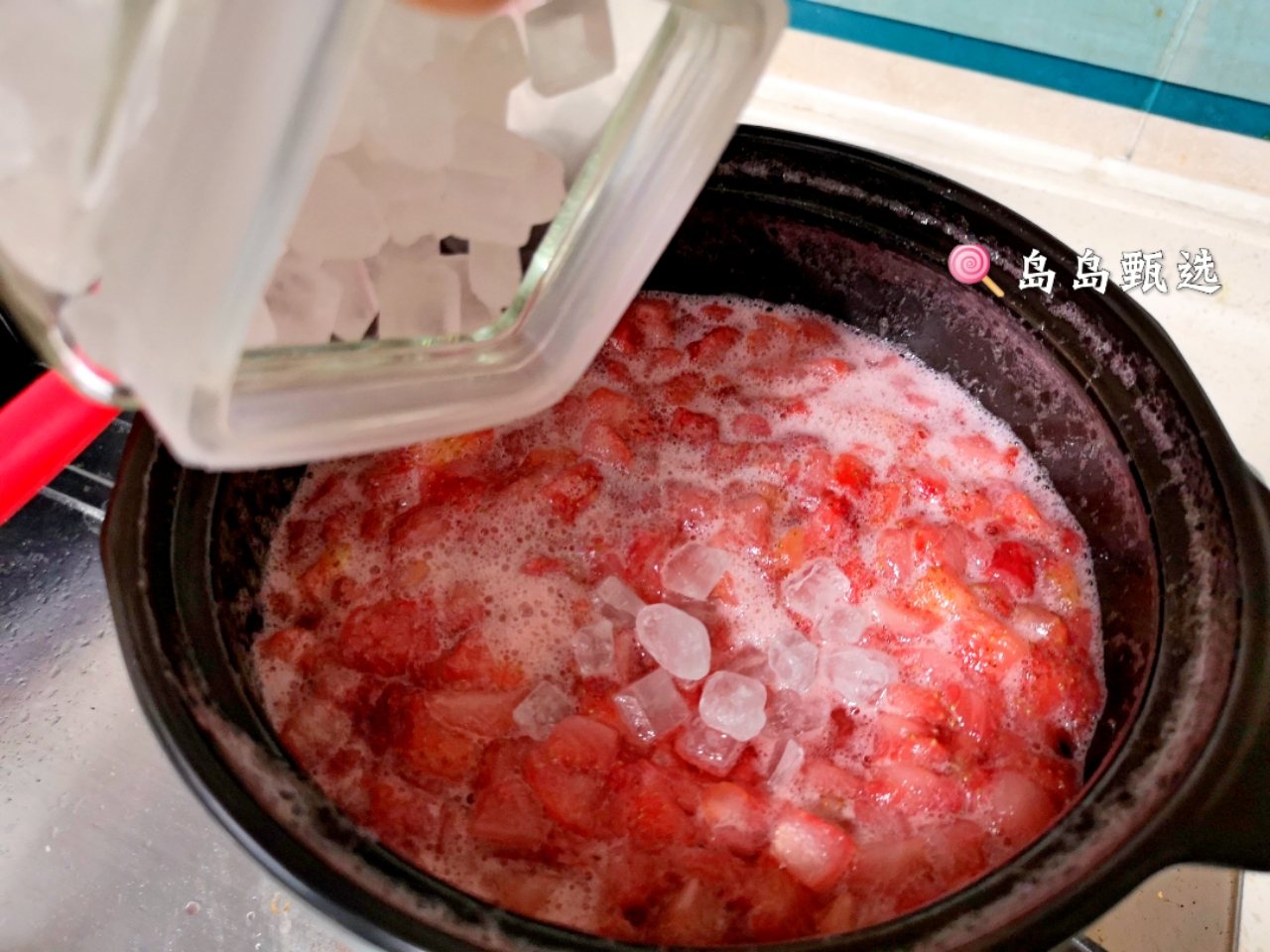 教你在家轻松自制草莓酱不用锅,不放糖的草莓酱制作