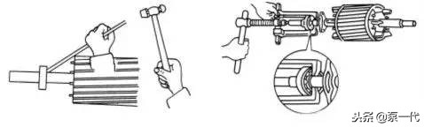 三相异步电机轴承拆卸视频,三相异步电动机拆卸教程