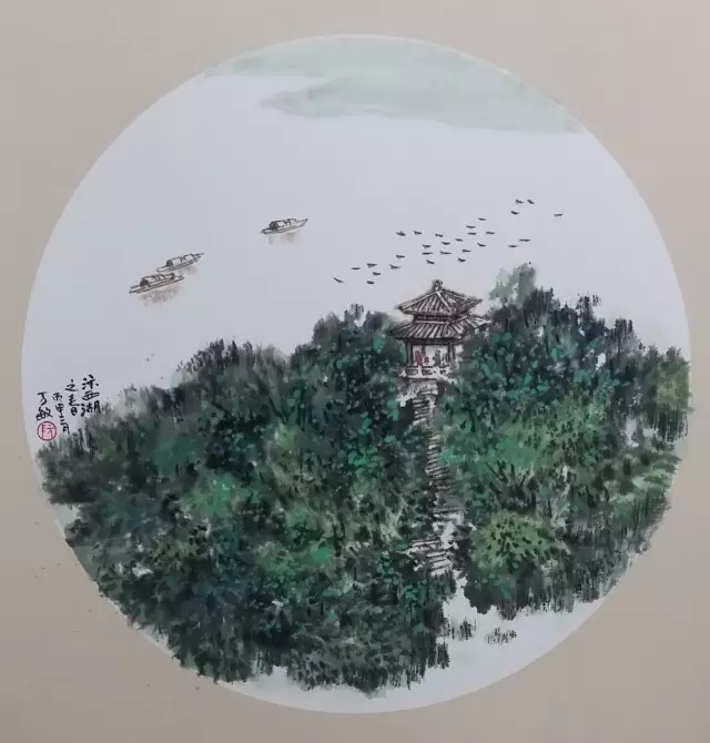 妙笔舞鹅池丹青绘山水