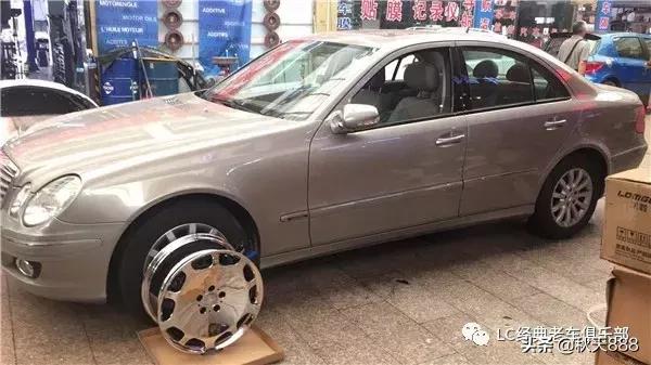 雪中的奔驰w211,向经典致敬奔驰w211