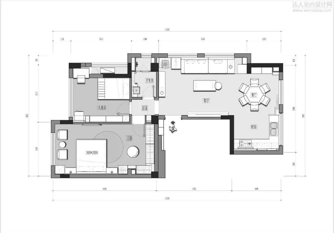 众典空间丨悦青蓝·锦轩89㎡私宅
