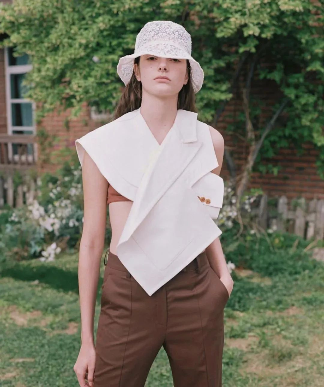 防晒遮脸遮阳帽子怎么用,夏日防晒遮脸帽可调节