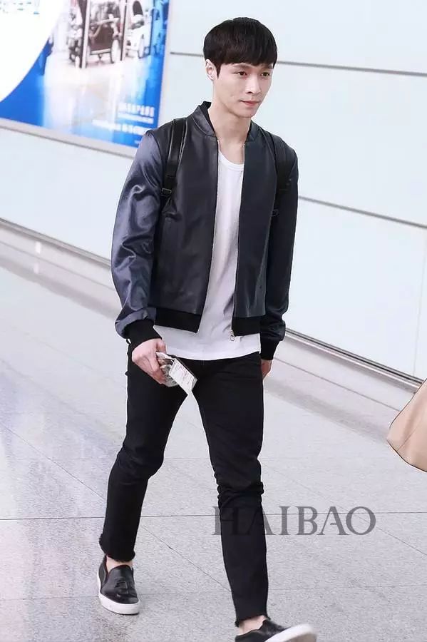 夏天穿搭男生一定要学会的穿搭,型男穿搭皮衣是男人最man的单品