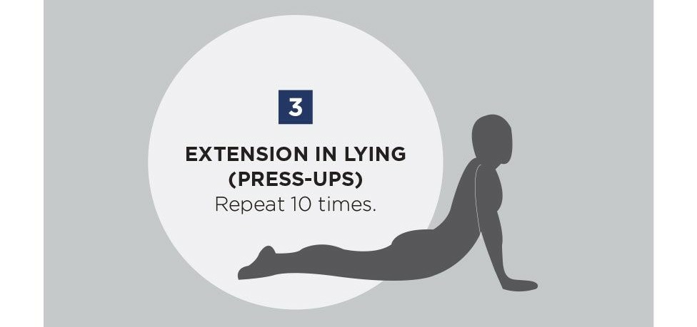 mckenzie运动,mckenzie治疗腰椎间盘突出