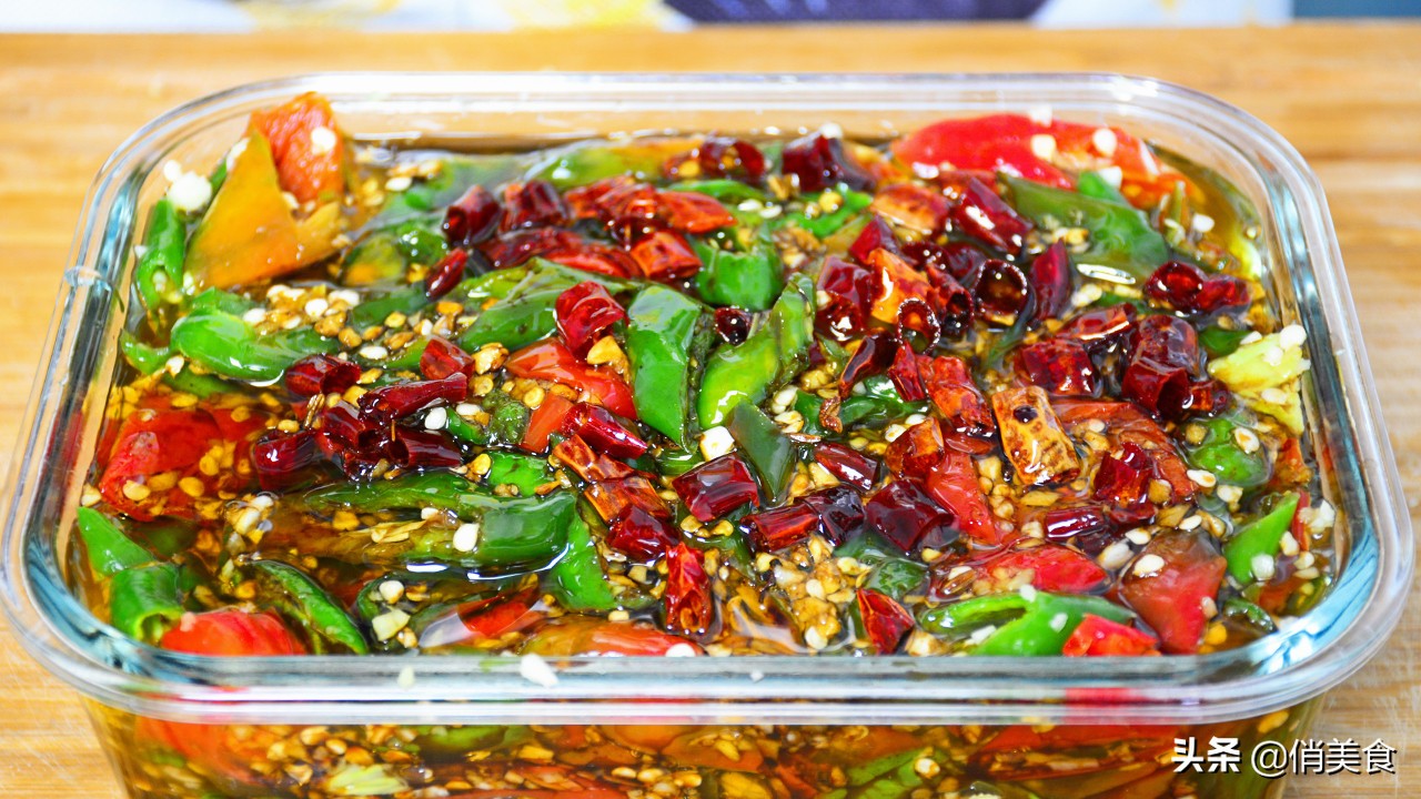 腌辣椒怎么腌得又脆又好吃,腌辣椒怎么腌好吃24小时