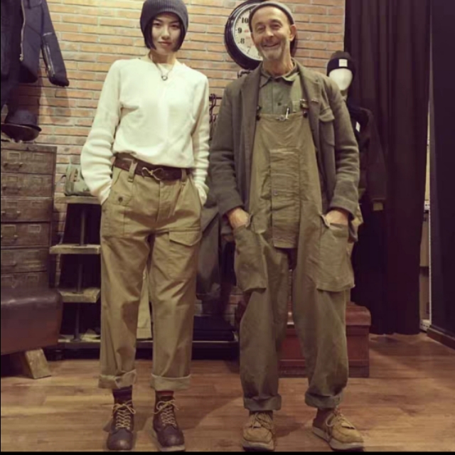 日式风格男工装,男士设计感工装