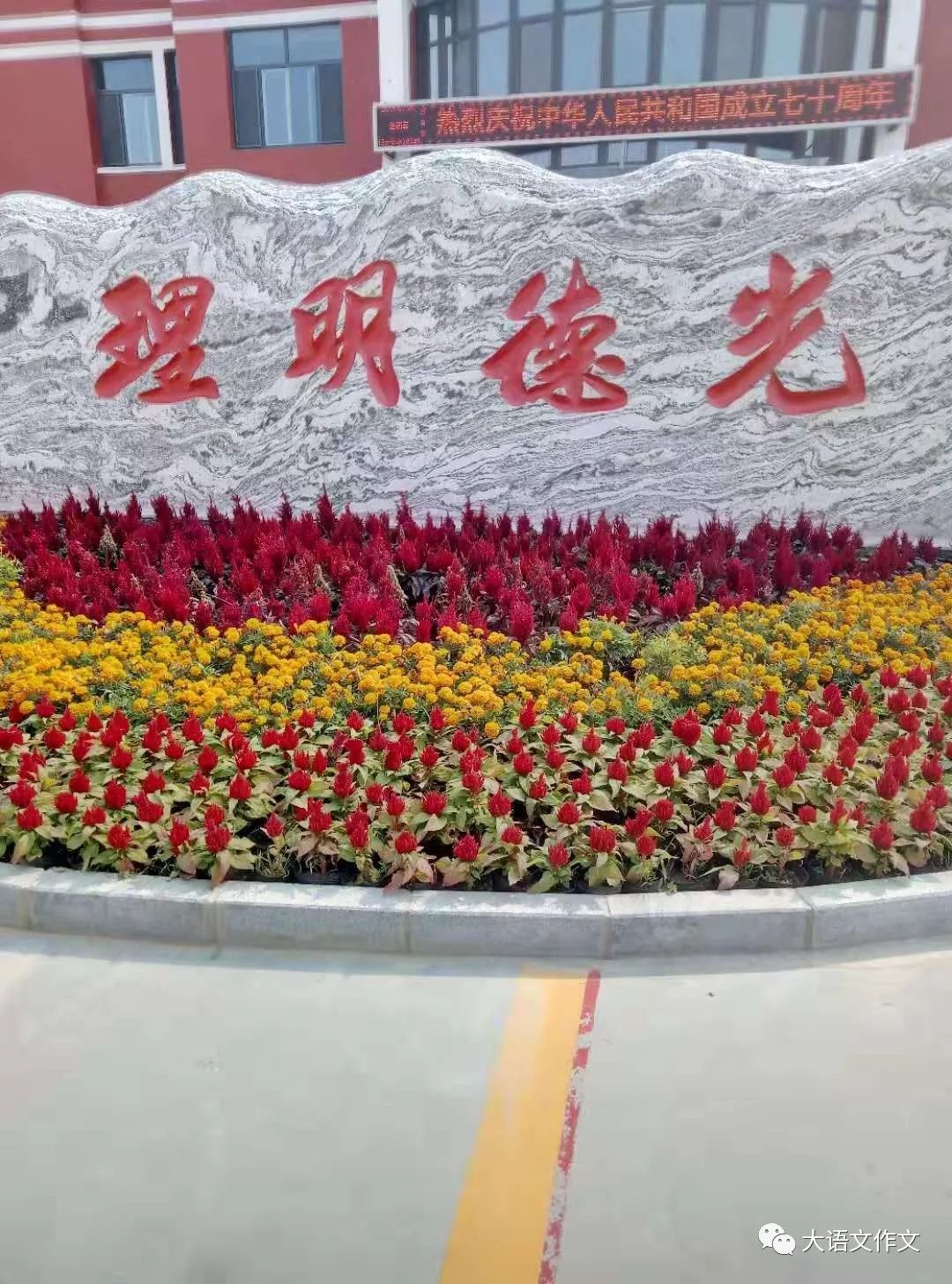 光明学校四年级学生张家铭的《一次旅游》《我身边的花草树木》