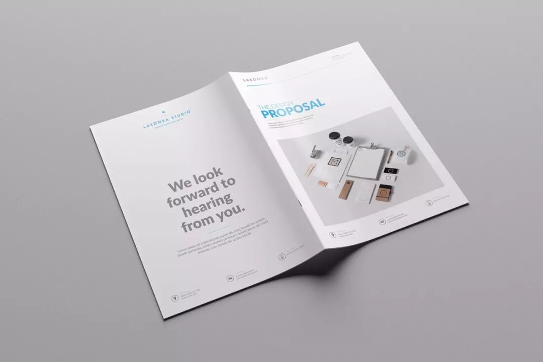 简约大气的企业宣传册／画册设计精选