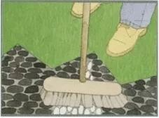 小鹅卵石路面是怎么铺装的,鹅卵石铺装路面方法