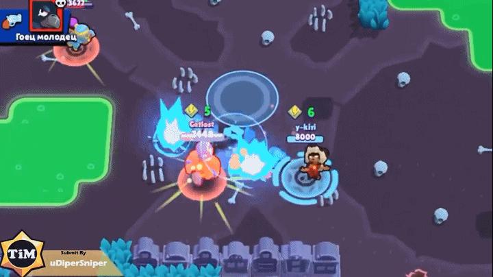 荒野乱斗妮塔极限翻盘反杀神操作,荒野乱斗妮塔大神局