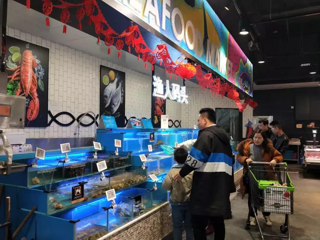 美食探店4人海鲜,美食探店大超市