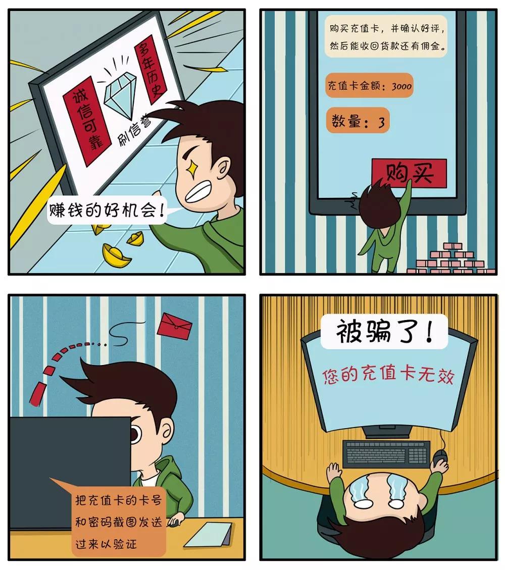 电信反诈漫画图片大全,反电诈法漫画