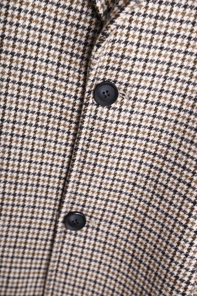 巴宝莉经典千鸟格男士风衣大衣外套，吴亦凡同款