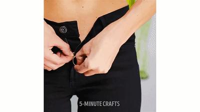 衣服拉链坏了别担心,衣服拉链坏了教你用吸管修复