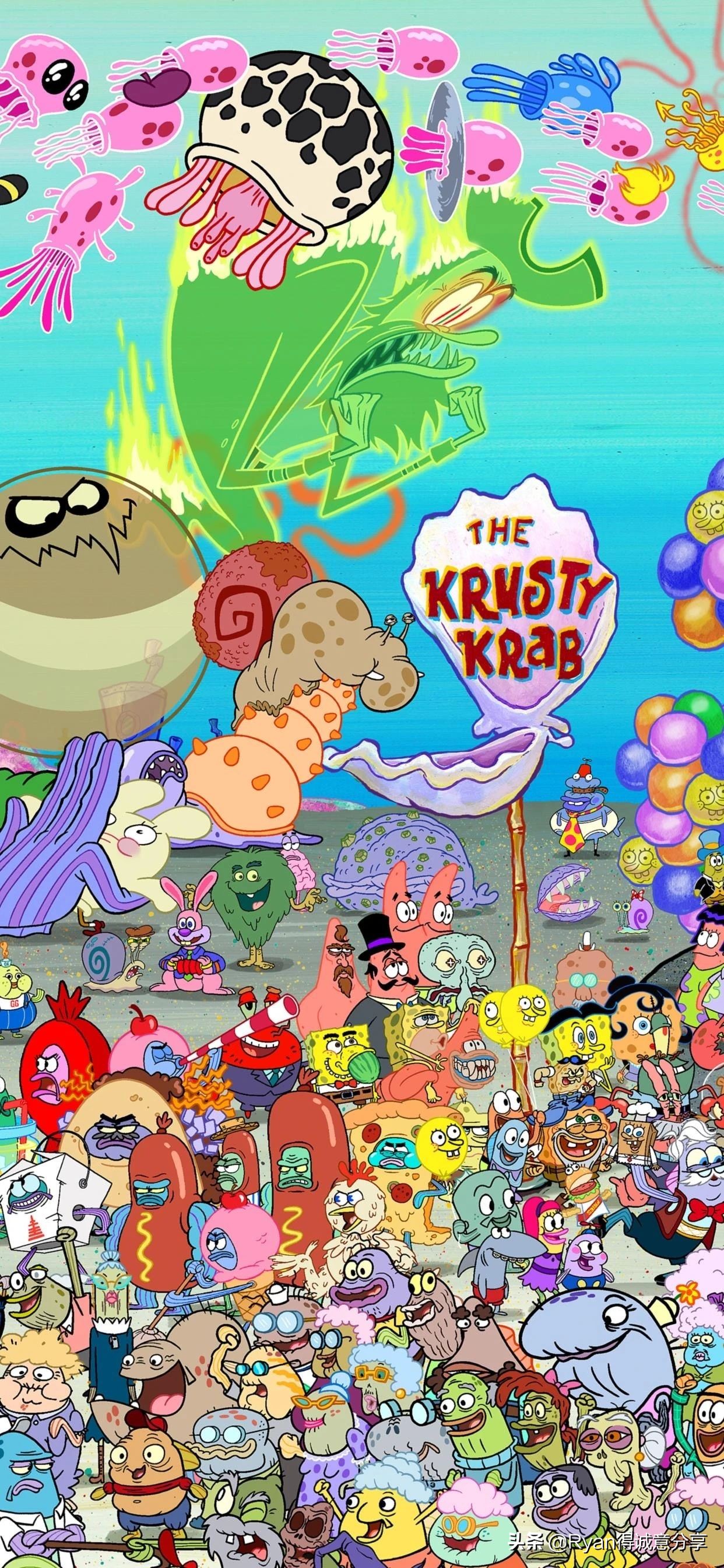 海绵宝宝詹韦连线壁纸,海绵宝宝壁纸桌面主题