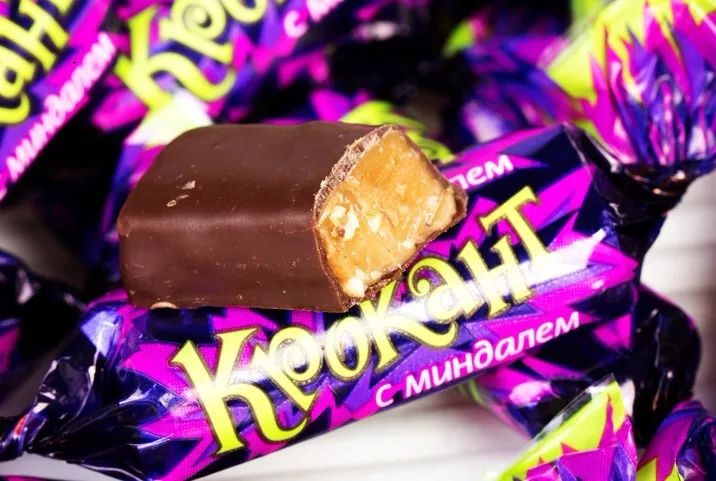 正宗的俄罗斯紫皮糖与冒牌货味道,俄罗斯进口kdv紫皮糖好吃吗