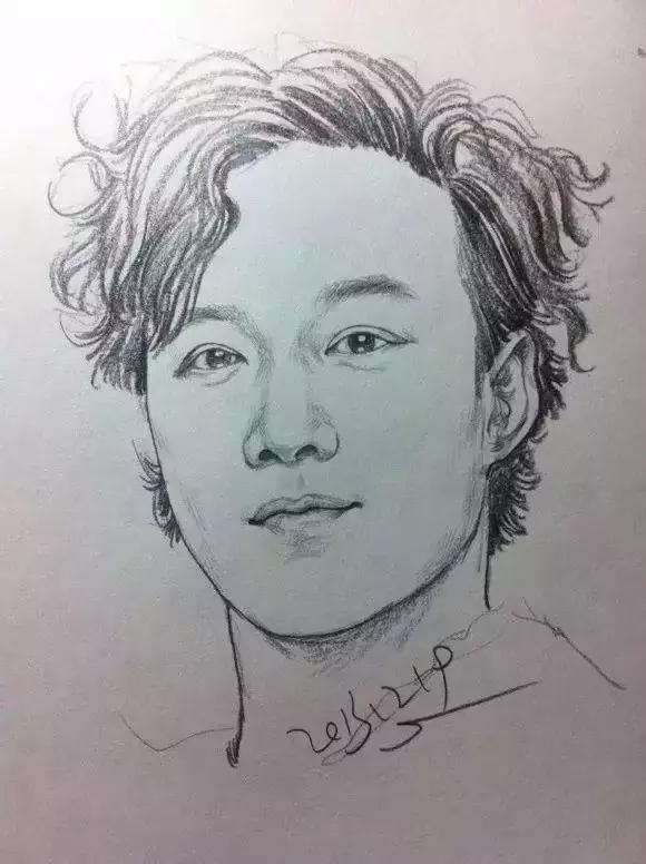 人物速写肖像画,速写是看一眼就能画出来的吗