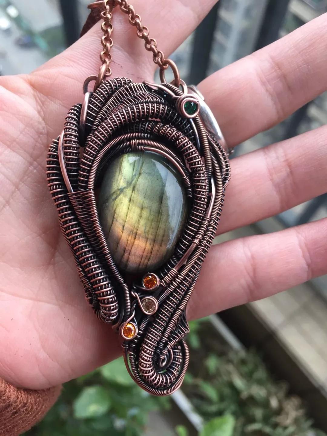 国外金属绕线首饰教程大全,绕线手工首饰