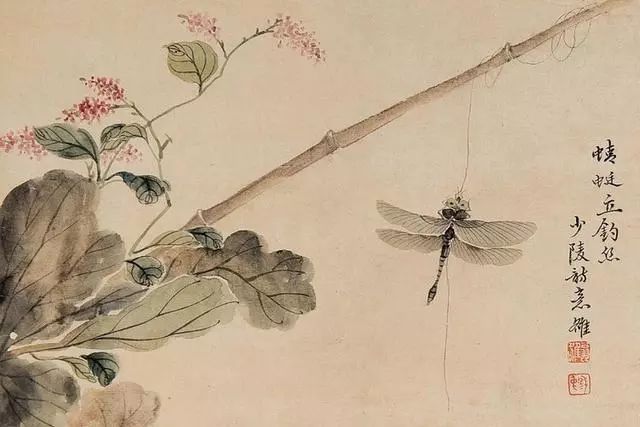 清代花鸟鱼虫画,清代国画名家花鸟鱼虫