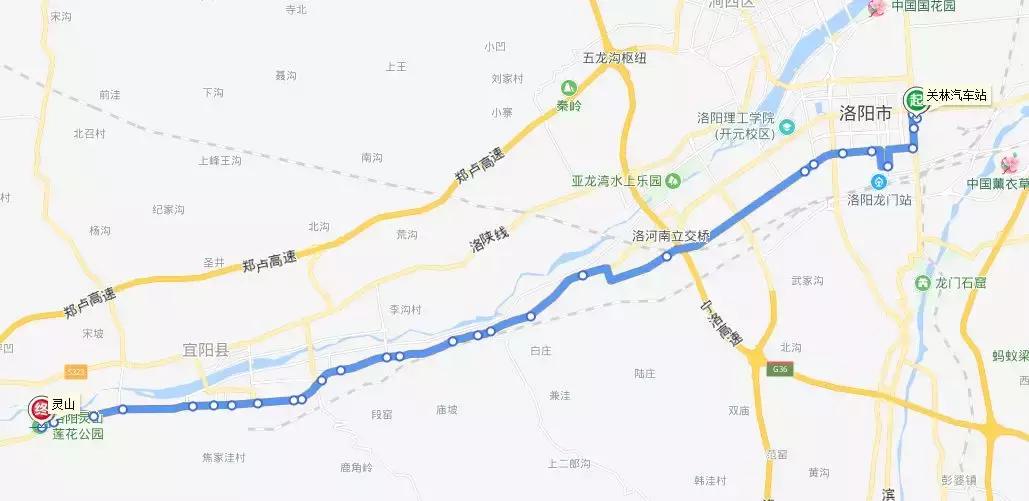 洛阳市区到县城公交车,洛阳龙门到济源城际公交时刻表